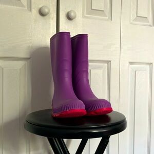Kamik purple and pink rain boots